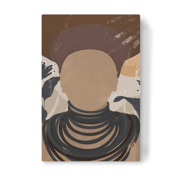 Leinwandbild "Woman Earth Orange" artboxONE - Natur,Menschen