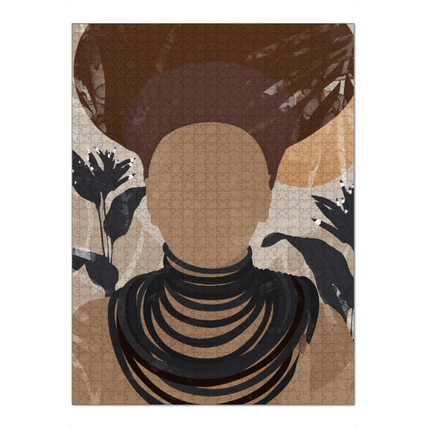 Puzzle Ravensburger "Woman Earth Orange" artboxONE - Natur,Menschen