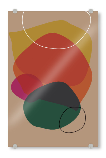 Acrylglasbild "SCANDI SHAPES" artboxONE - Abstrakt