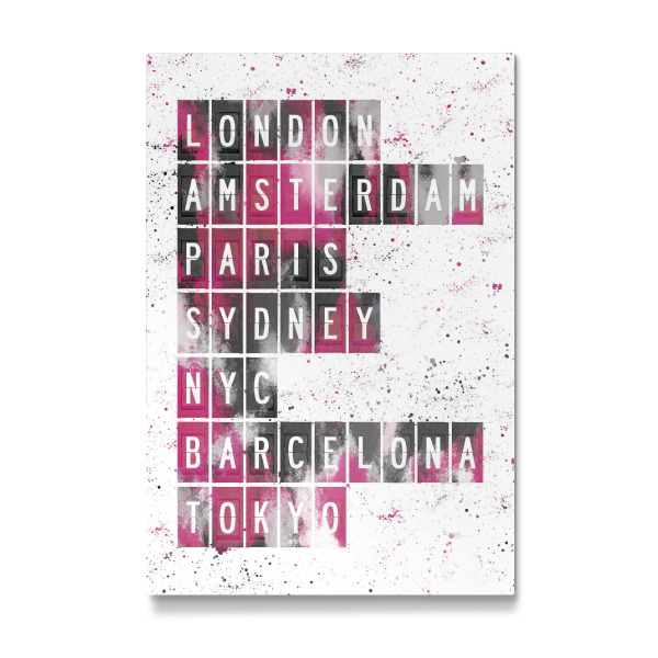 Galerie-Print "Fernweh | pink" 30x20 cm artboxONE