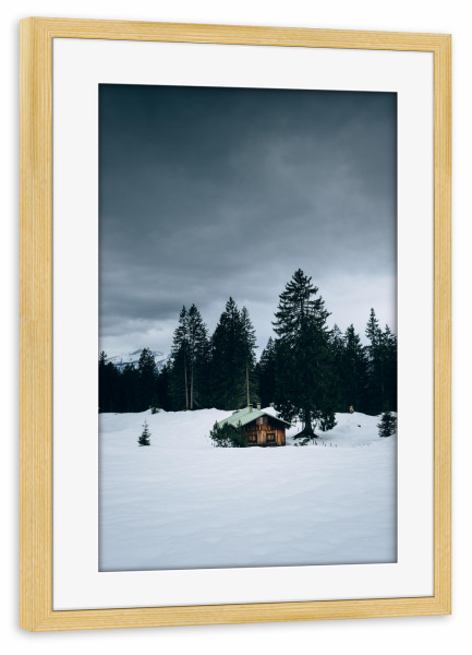 Poster mit Rahmen kiefer "Zuflucht" artboxONE - Natur,Reise,Reise / Länder