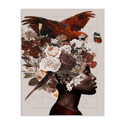 Floral Woman with Birds Floral Woman with Birds
