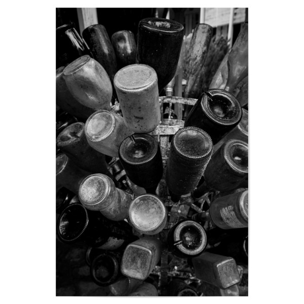 Poster 30x20 cm "Glass bottles" artboxONE - Reise,Essen & Trinken