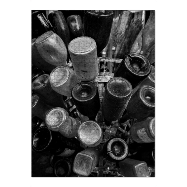 Puzzle Ravensburger "Glass bottles" artboxONE - Reise,Essen & Trinken