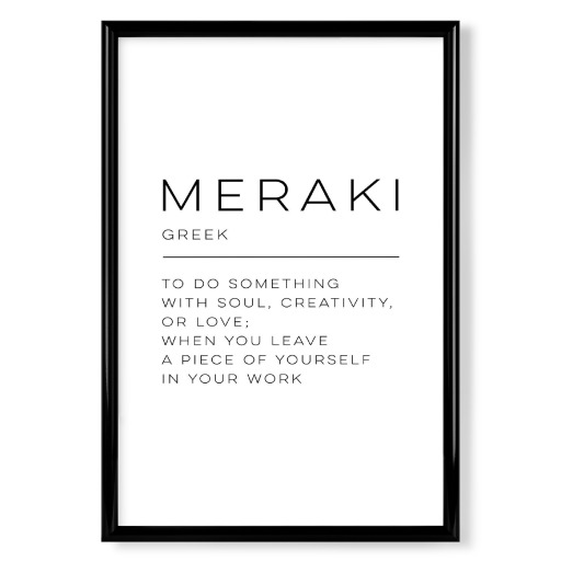 Meraki Definition