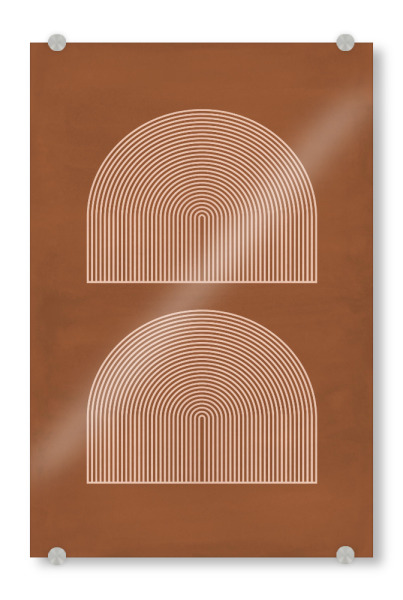 Acrylglasbild "Modern Mid-century" artboxONE - Abstrakt,Geometrie