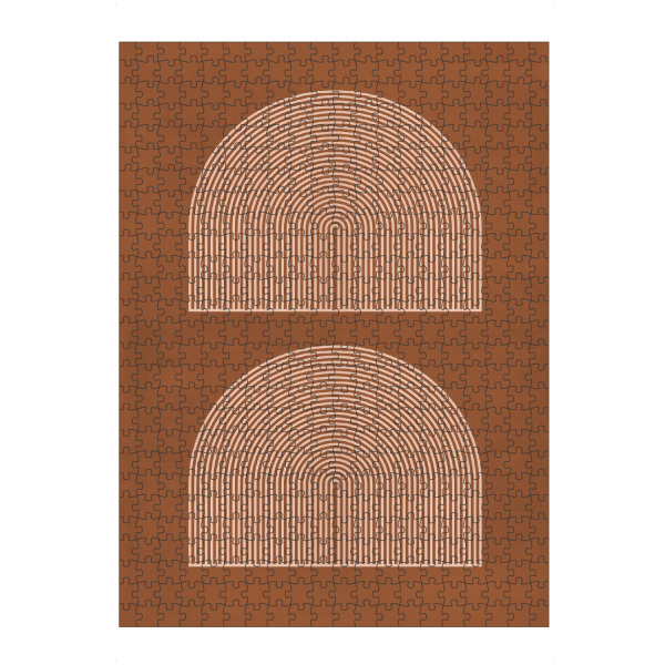 artboxONE Puzzle "Modern Mid-century" artboxONE - Abstrakt,Geometrie