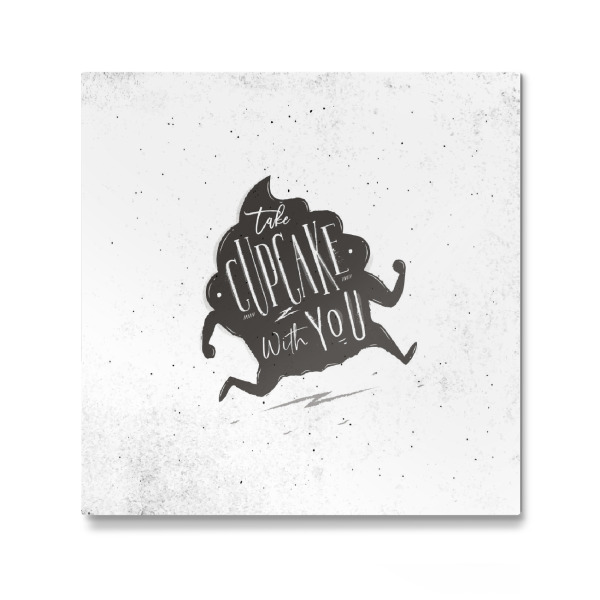 Galerie-Print "Cupcake to go" 30x30 cm artboxONE