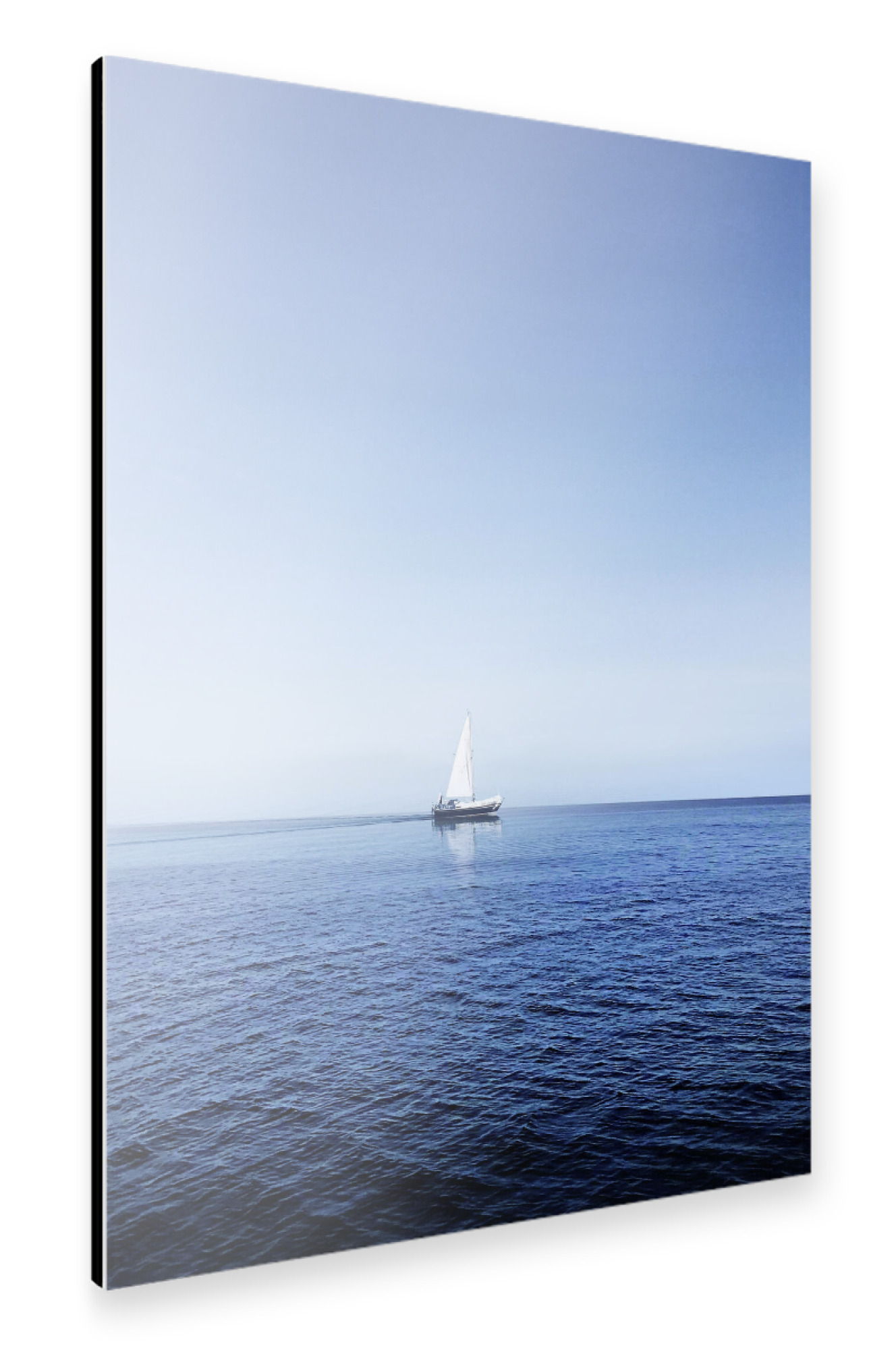 Alu-Dibond "Beach Boat" 75x50 cm artboxONE