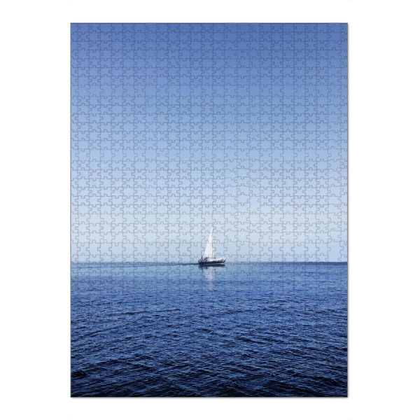 Puzzle Ravensburger "Beach Boat" artboxONE - Natur,Reise / Strand und Meer