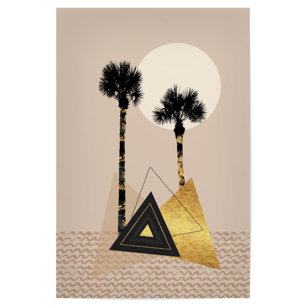 Poster "Kleine Palmeninsel" artboxONE - Natur,Reise / Strand und Meer