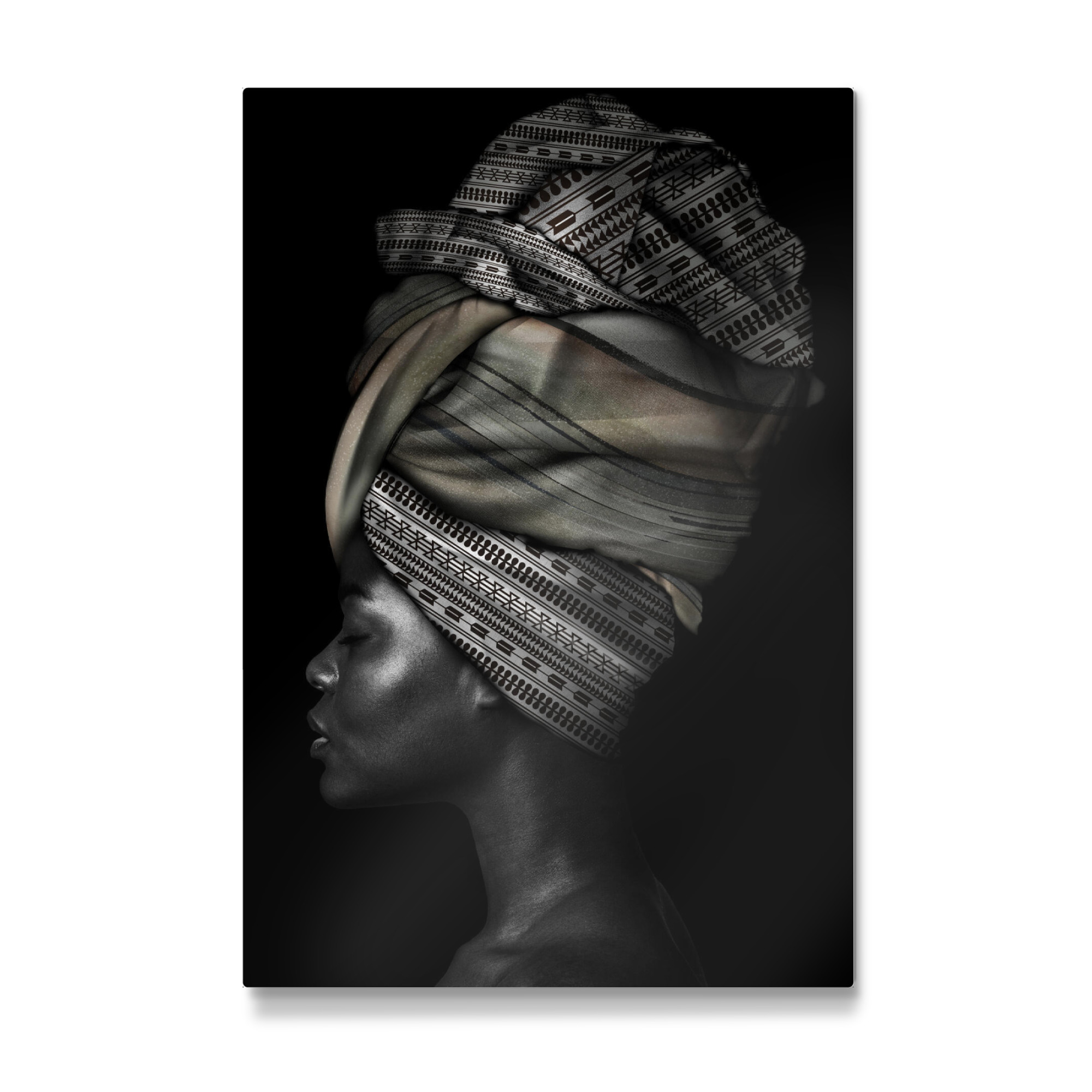 Galerie-Print "Woman African Black" 75x50 cm artboxONE