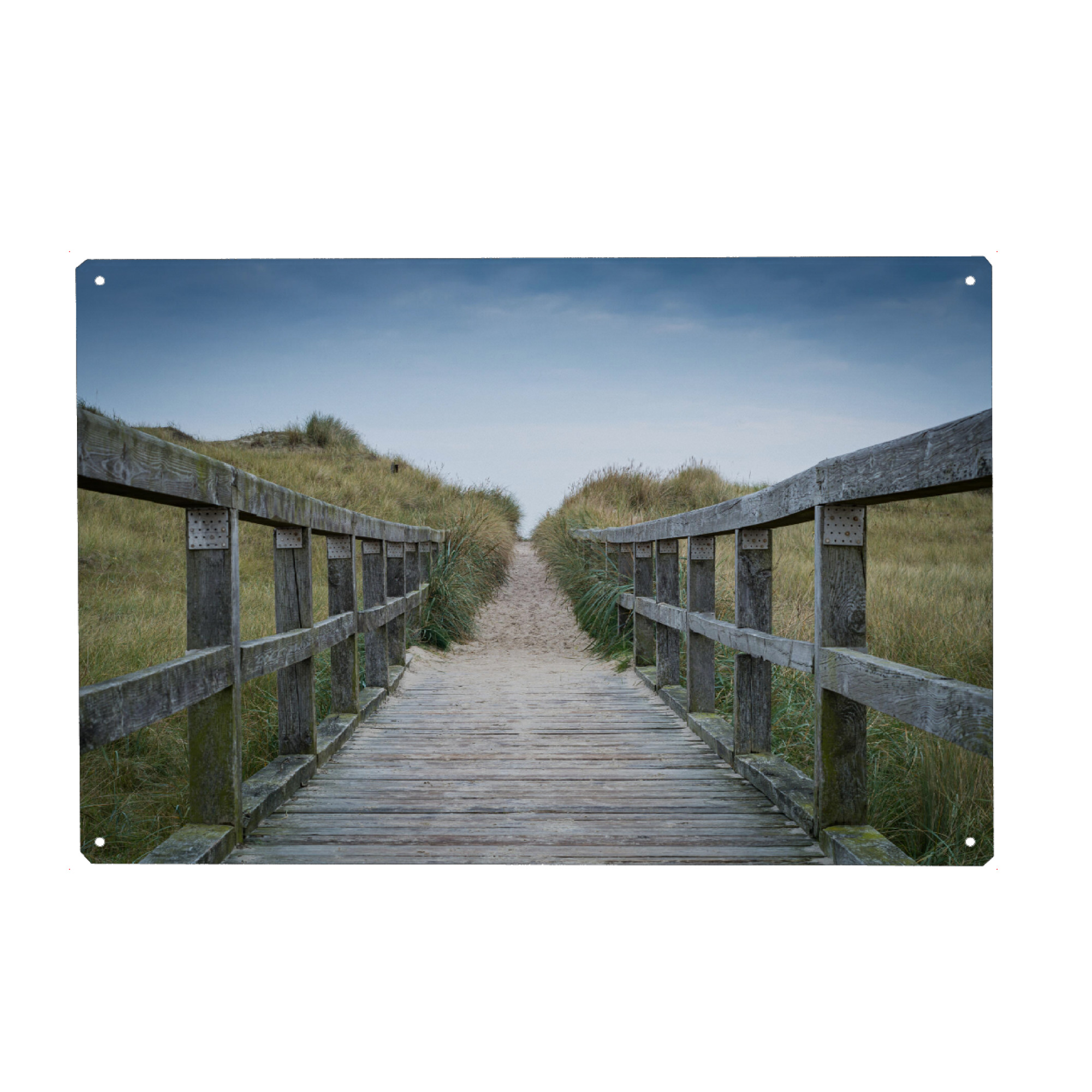 Metall Poster "Herbst an der Nordsee" artboxONE - Natur