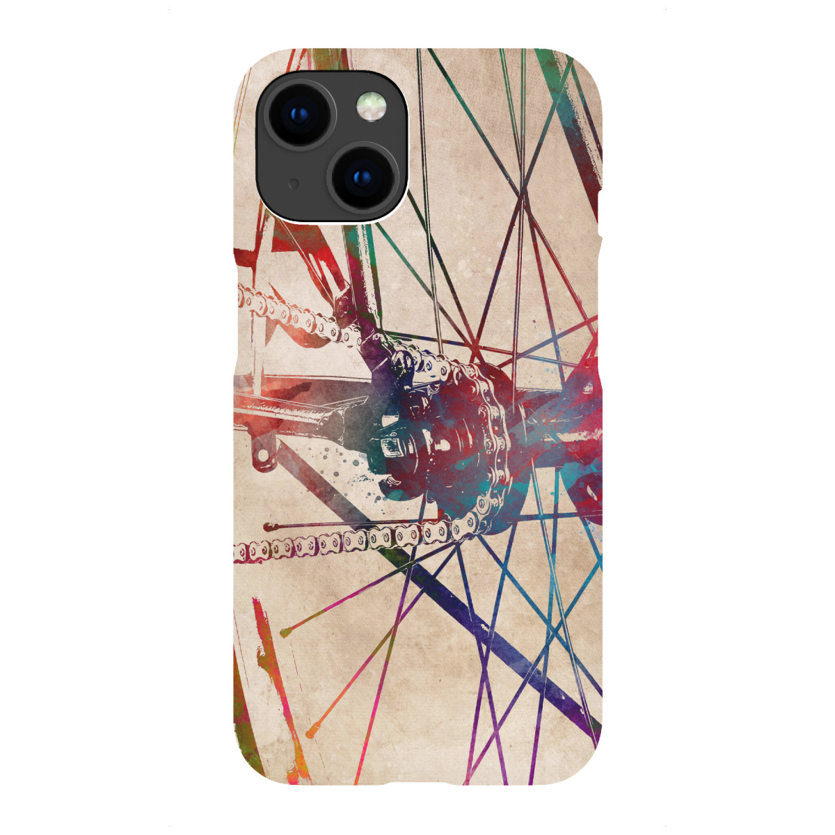 iPhone "Bicycle wheel arts" Premium-Case Handyhülle artboxONE