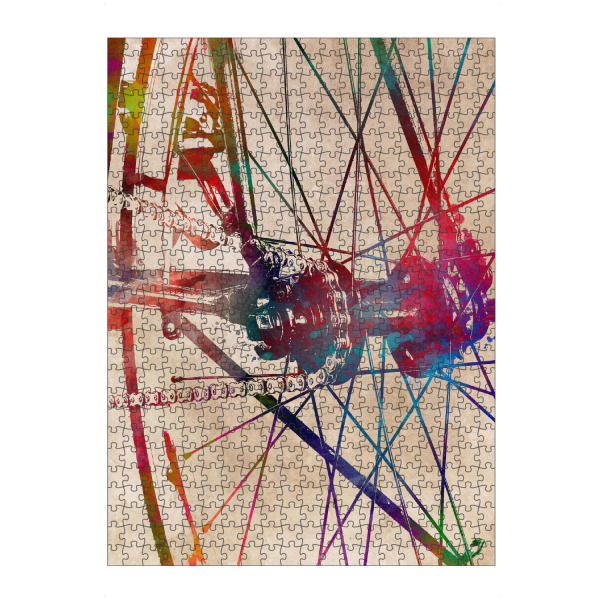 artboxONE Puzzle "Bicycle wheel arts" artboxONE - Sport,Sport / Motivation