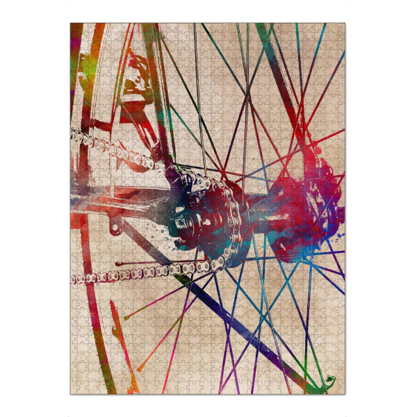 Puzzle Ravensburger "Bicycle wheel arts" artboxONE - Sport,Sport / Motivation
