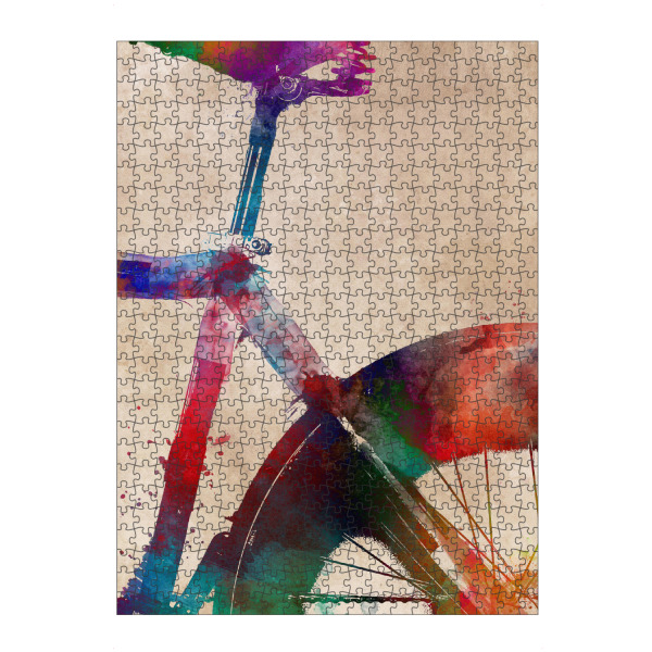 Puzzle Ravensburger "Bicycle frame art" artboxONE - Sport,Sport / Motivation