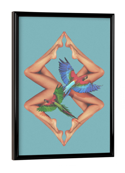 Poster mit schwarzem Rahmen "Bodies" artboxONE - Natur,Abstrakt,Menschen
