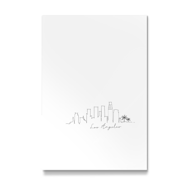 Galerie-Print "Los Angeles pen line silhouette" 30x20 cm artboxONE