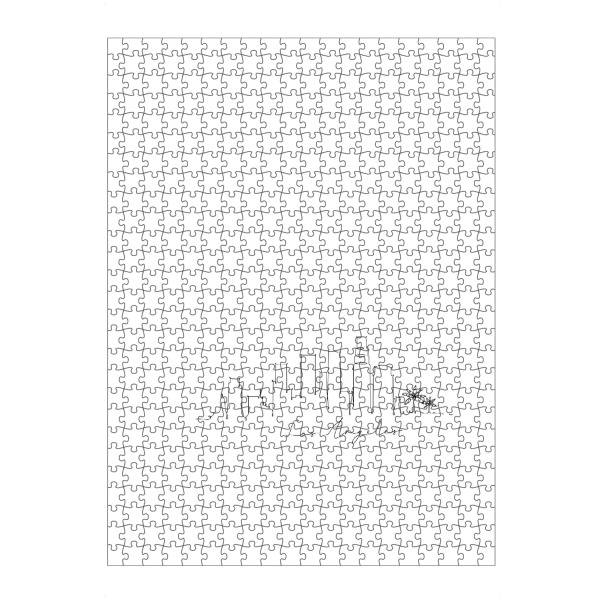 artboxONE Puzzle "Los Angeles pen line silhouette" artboxONE - Städte,Städte / Los Angeles