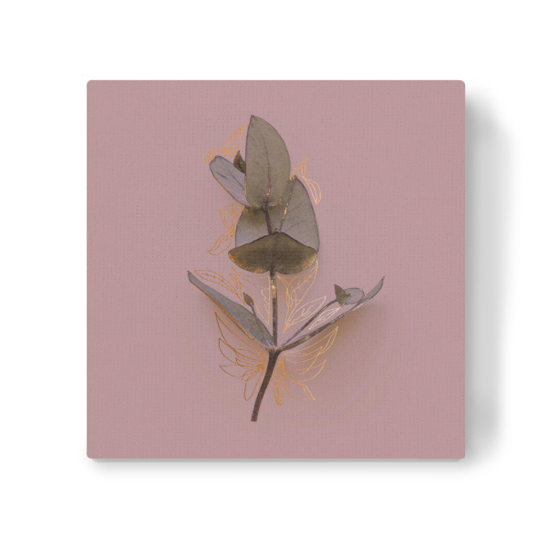 Leinwandbild "Rose Leaf" artboxONE - Natur,Floral,Abstrakt