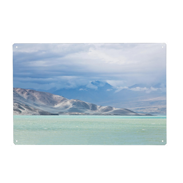 Metall Poster "Sandberge" artboxONE - Natur,Reise / Asien