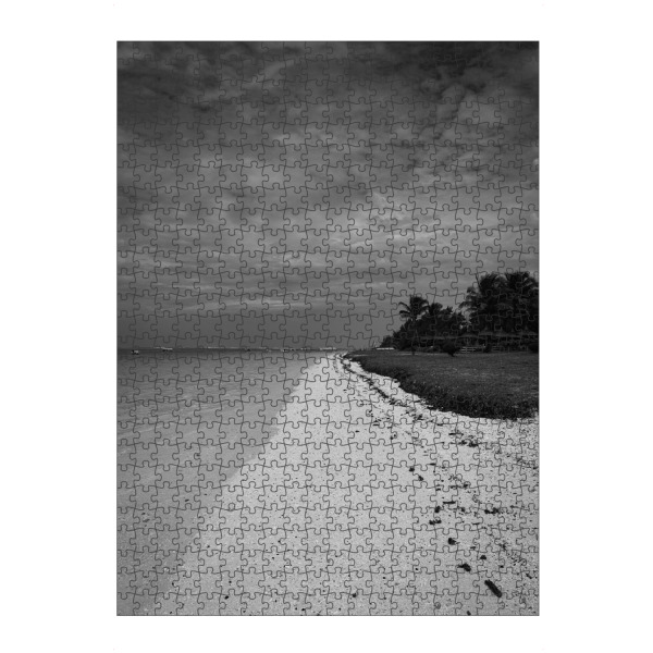 Puzzle Ravensburger "Palm beach BW" artboxONE - Natur,Reise,Reise / Strand und Meer