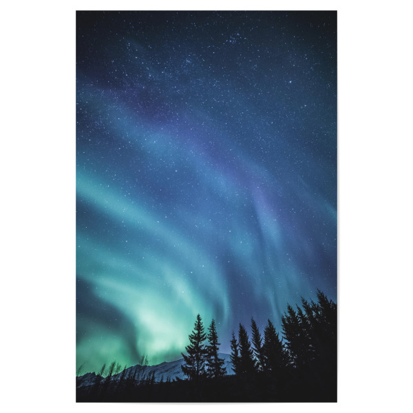 Poster 30x20 cm "Hipsterpolarlicht" artboxONE - Natur,Reise,Galaxy