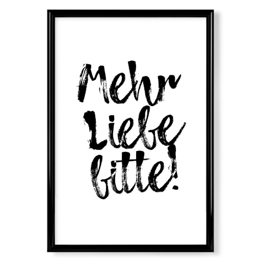 Mehr Liebe bitte!