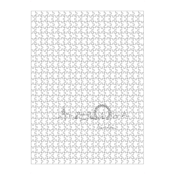 artboxONE Puzzle "London pen line silhouette" artboxONE - Städte,Städte / London