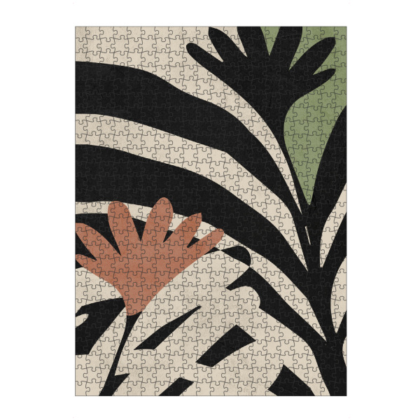 Puzzle Ravensburger "Flower Orange" artboxONE - Natur,Floral,Abstrakt