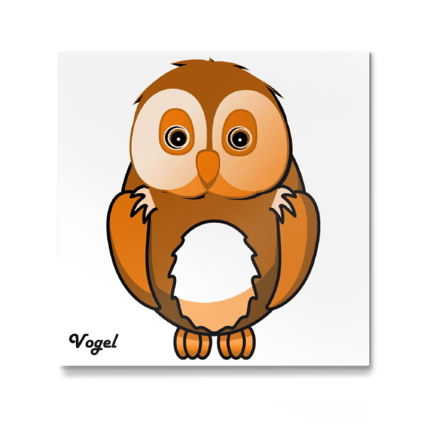 Galerie-Print "Vogel Afrika" 30x30 cm artboxONE