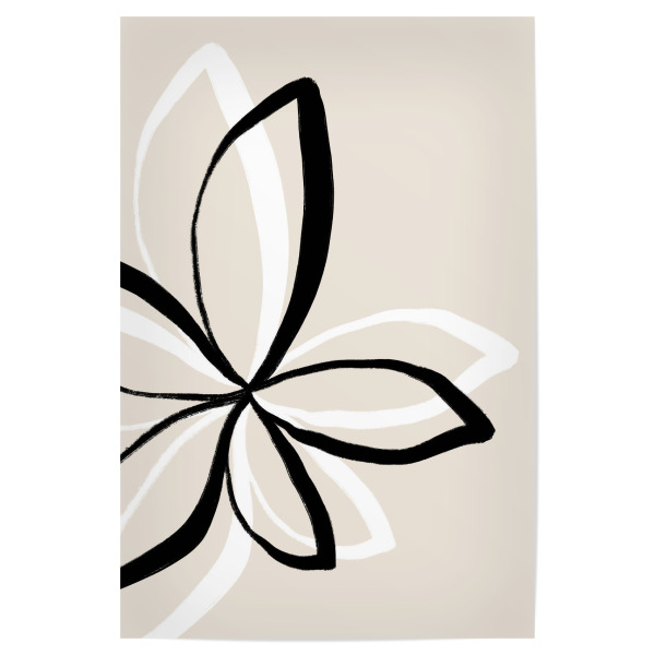 Poster "Abstract Flowers" artboxONE - Floral,Abstrakt - Handdrawn,Blumen,Minimal,Frühling,Flowers,Line,Art,Nature,Natur,Floral,Abstract,Abstrakt