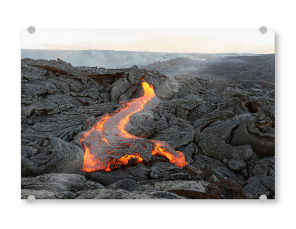 Acrylglasbild "Hawaii - Lavastrom" artboxONE - Natur,Reise,Reise / Strand und Meer