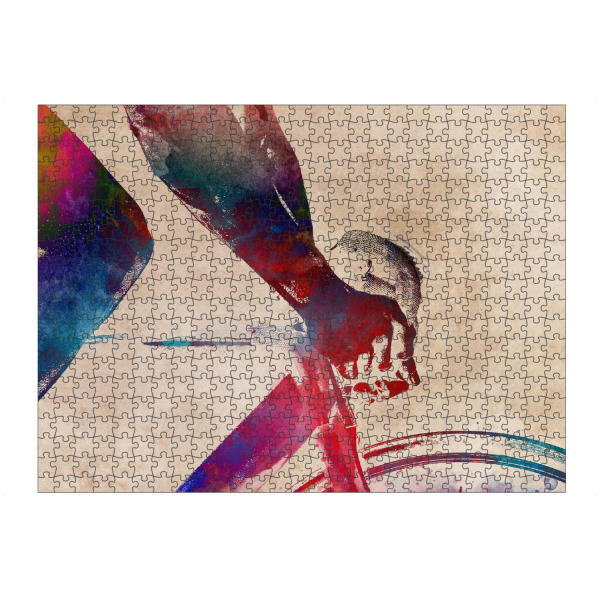 Puzzle Ravensburger "Cycling sport arts" artboxONE - Sport,Sport / Motivation