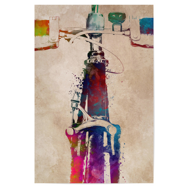Poster "Bicycle art" artboxONE - Sport,Sport / Motivation