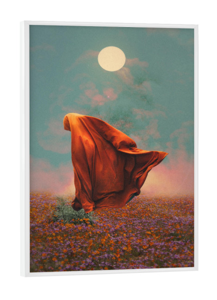 Poster mit weißem Rahmen "Fields" artboxONE - Natur,Abstrakt
