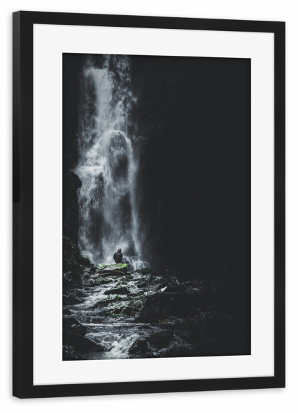 Poster mit Rahmen schwarz "Element" artboxONE - Natur,Reise,Reise / Länder