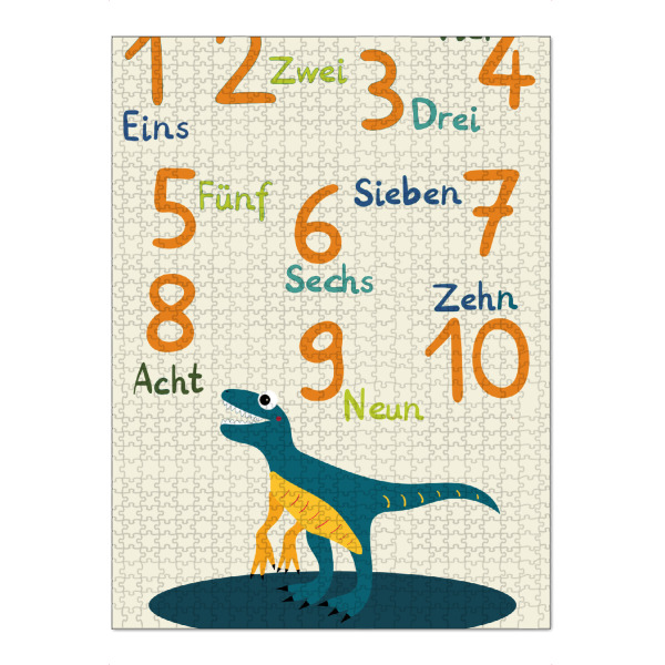Puzzle Ravensburger "Dino Zahlen 1-10" artboxONE - Für Kinder,Tiere