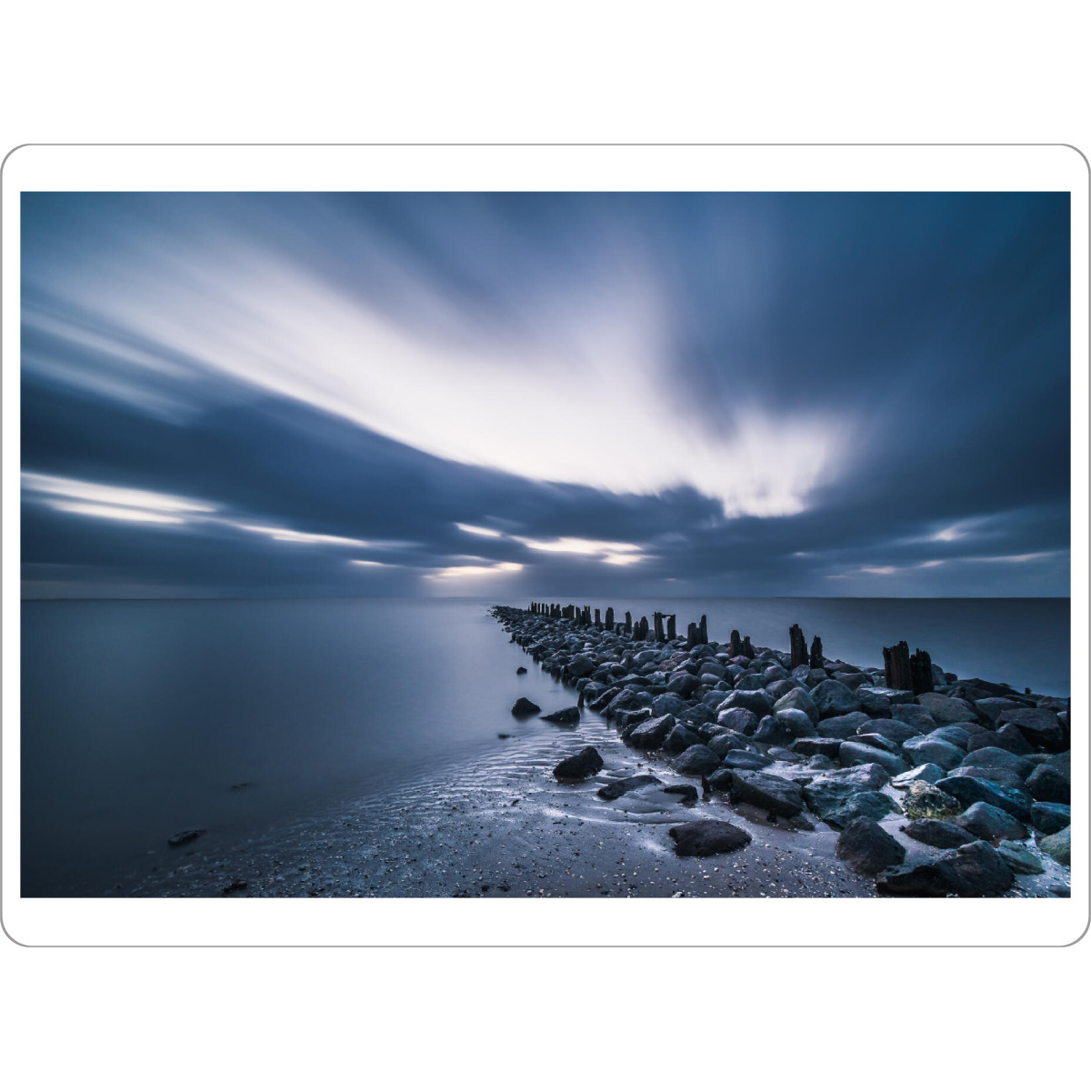 Tischset "Nordsee im Sturm" artboxONE - Natur,Reise / Strand und Meer