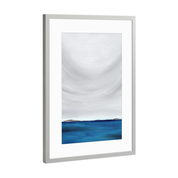 Poster mit Rahmen Silber "Dusky Sky" artboxONE - Natur,Abstrakt