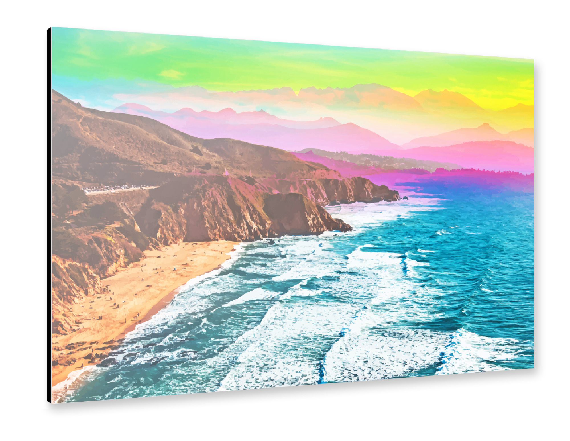 Alu-Dibond "Colorama" 75x50 cm artboxONE