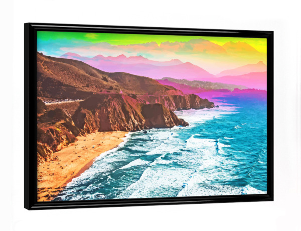 Poster mit schwarzem Rahmen "Colorama" artboxONE - Natur,Reise / Strand und Meer