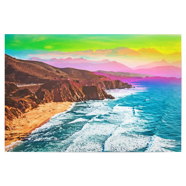 Poster 30x20 cm "Colorama" artboxONE - Natur,Reise / Strand und Meer