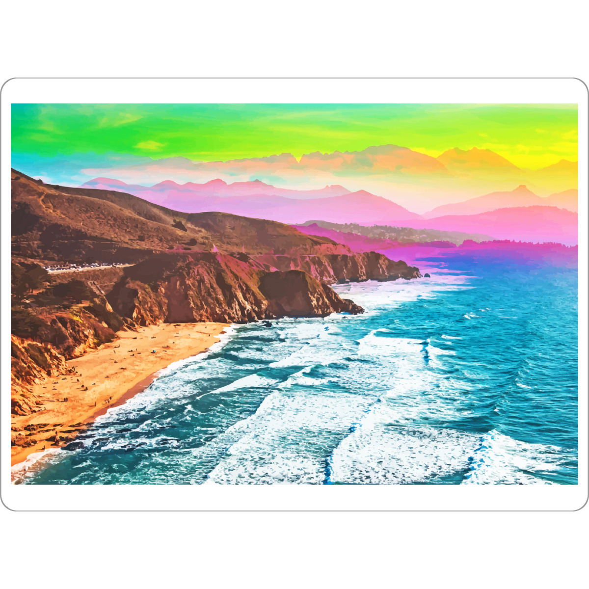 Tischset "Colorama" artboxONE - Natur,Reise / Strand und Meer