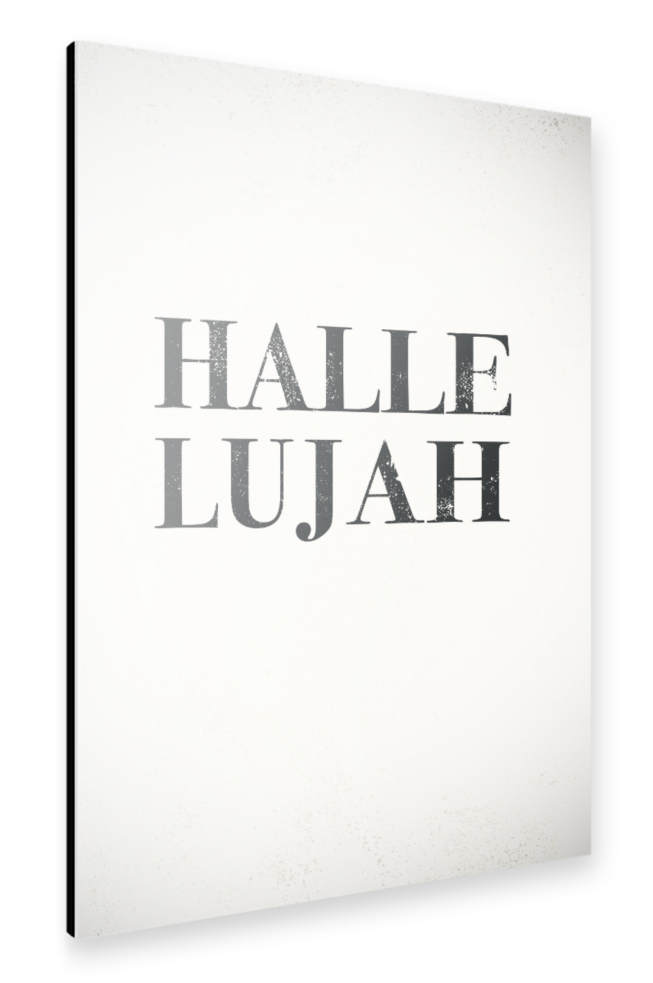 Alu-Dibond "Hallelujah" 75x50 cm artboxONE