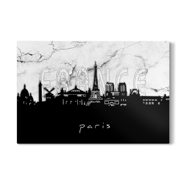 Galerie-Print "Paris skyline marble" 30x20 cm artboxONE