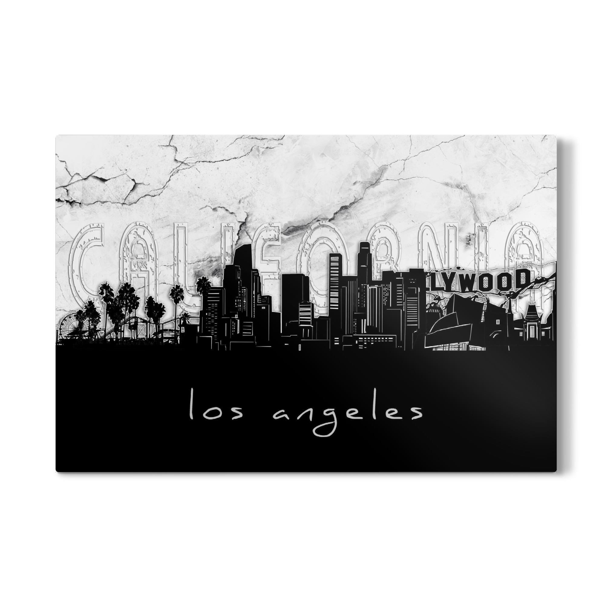 Galerie-Print "Los angeles skyline marble" 30x20 cm artboxONE