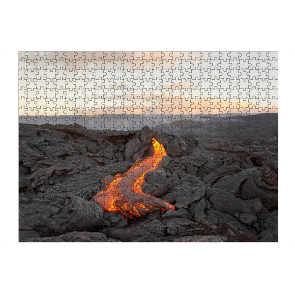 Puzzle Ravensburger "Lavastrom auf Hawaii" artboxONE - Natur,Reise,Reise / Länder