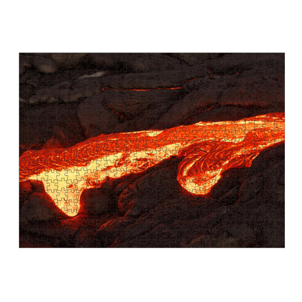 artboxONE Puzzle "Rot glühende Lava" artboxONE - Natur,Reise,Reise / Länder